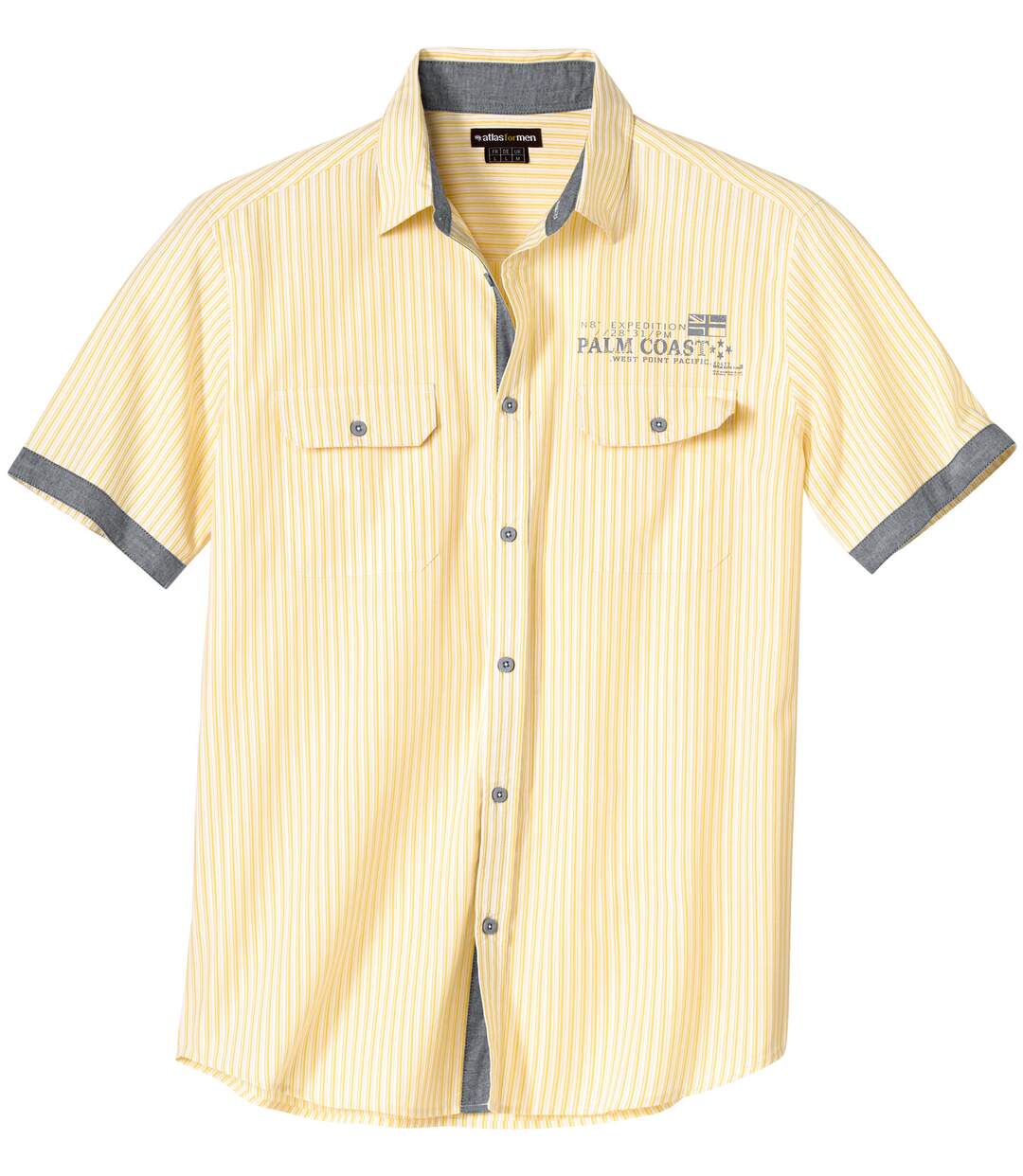 Men's Yellow Sunny Striped Shirt