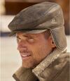 Semišová baretka s chlopňou na uši Snow Atlas For Men