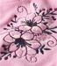 Women's Pink Embroidered Microfleece Gilet  