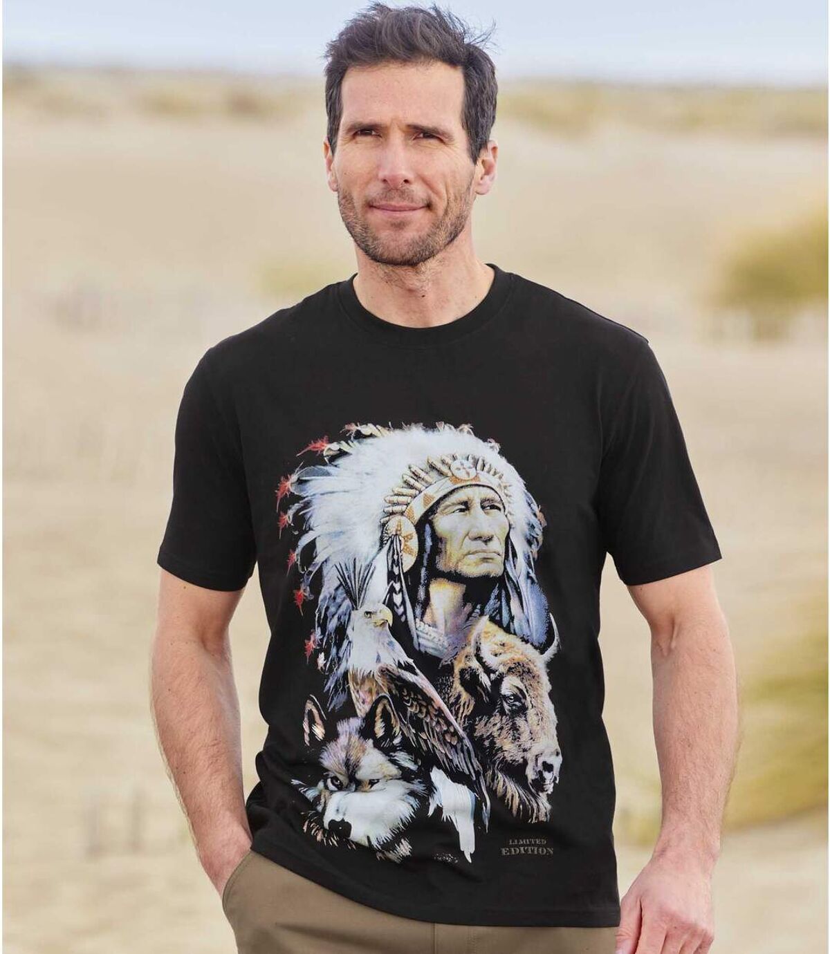 Tee-Shirt Authentic Western Atlas For Men