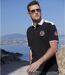 Men's Black Pacific Team Rugby Polo Shirt