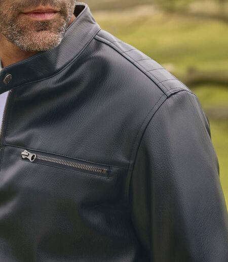Le Blouson Esprit Biker Noir
