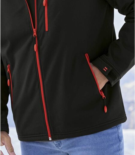 Men's Microfleece-Lined Softshell Jacket