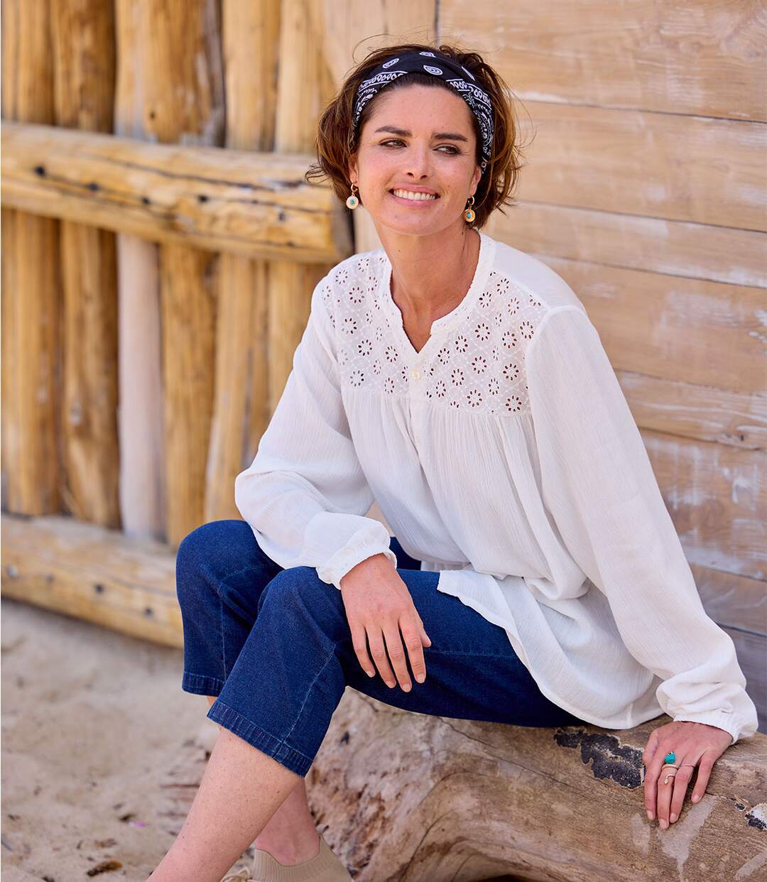 La Blouse Fluide à Broderies-2