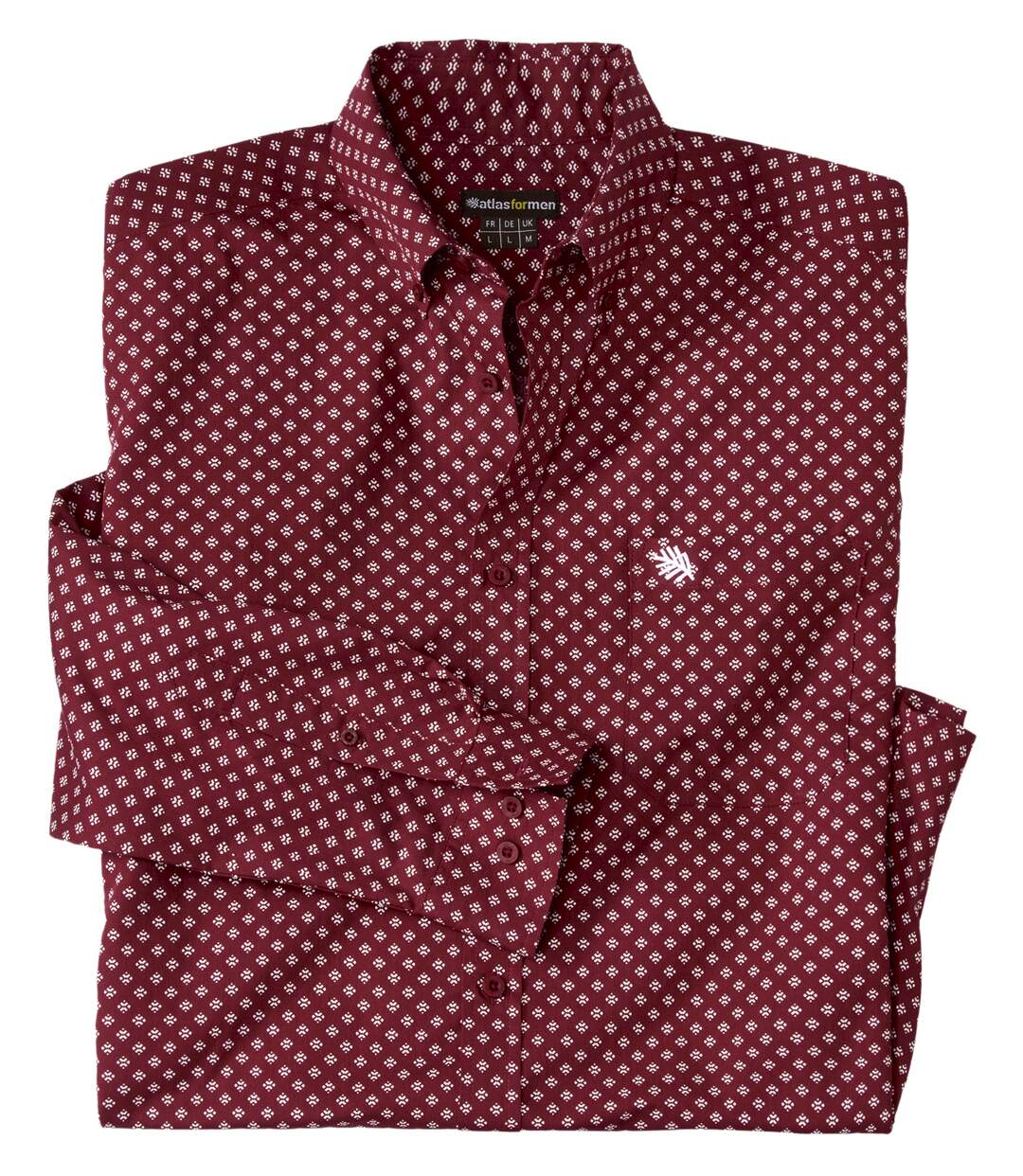 La Chemise en Popeline à Micromotifs-3