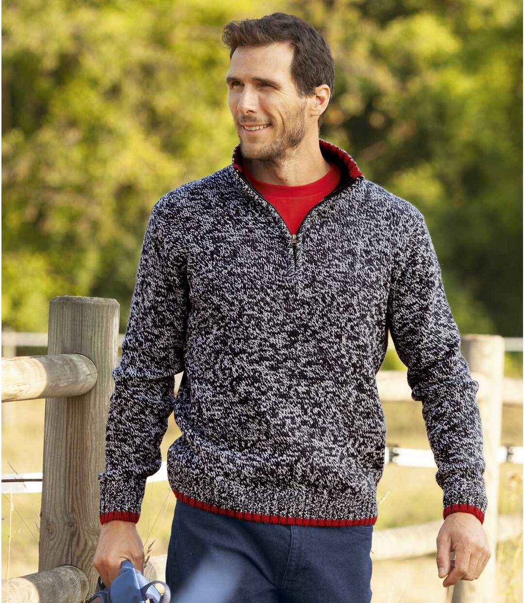 Melanżowy sweter Sportwear Atlas For Men