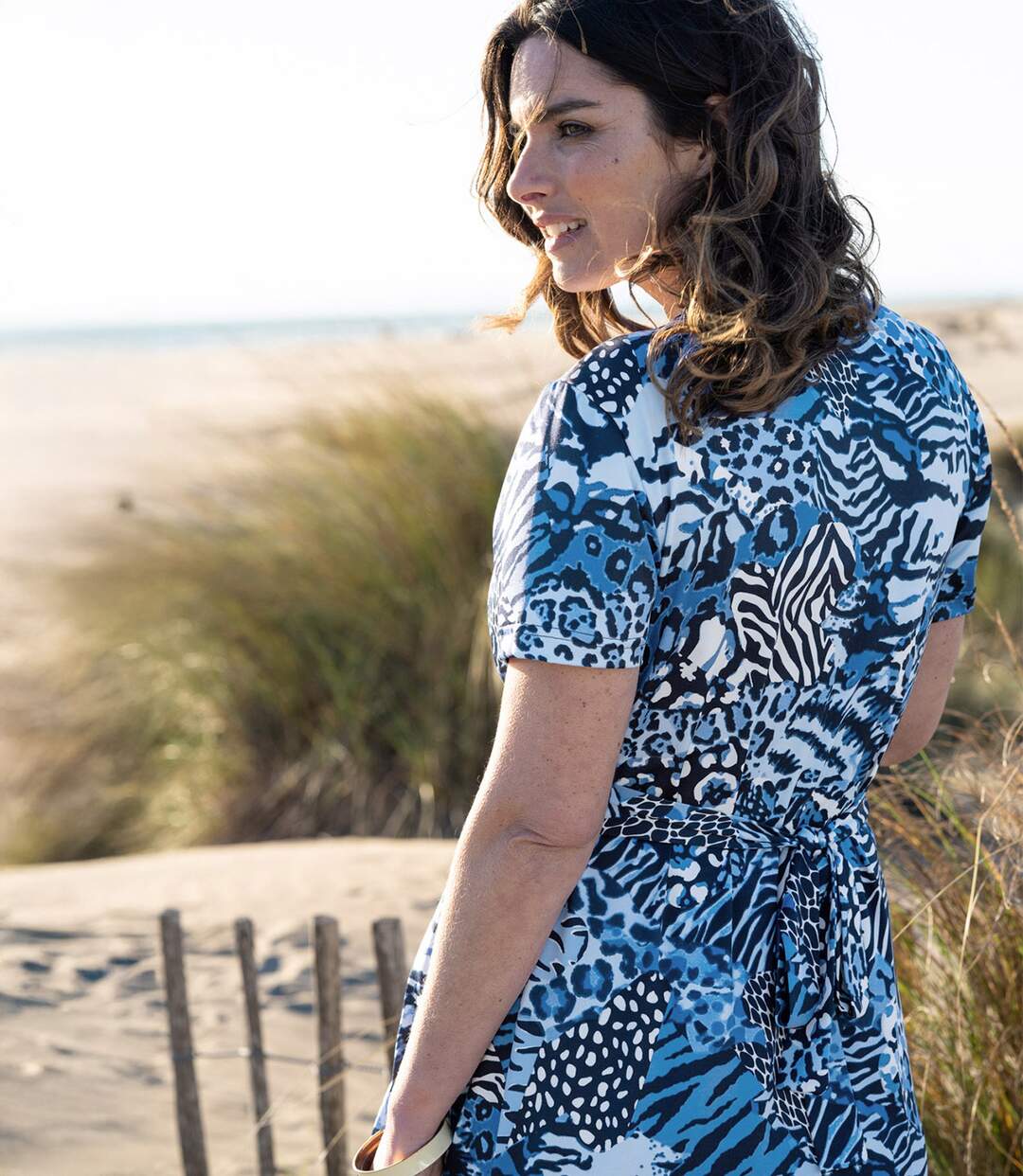 Robe Portefeuille Motifs Animaliers-4