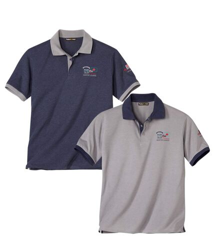 2er-Pack Poloshirts in Piqué-Qualität