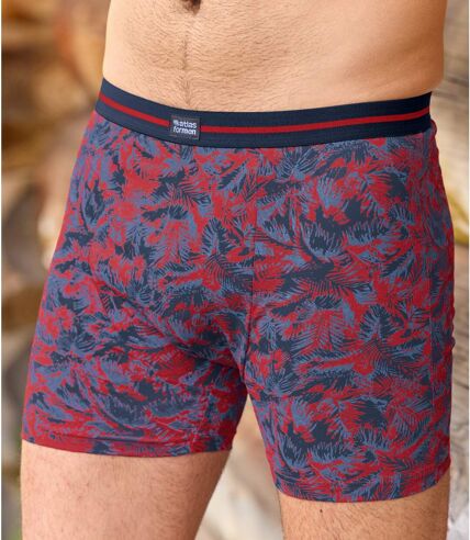 2er-Pack modische Boxershorts mit Stretch-Effekt