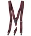 Men's Striped Suspenders Gift Set - Navy Burgundy