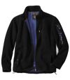 Men's Black Full Zip Fleece Jacket Atlas For Men