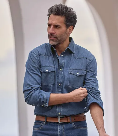Authentisches Jeanshemd