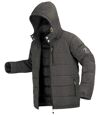 Gewatteerde winterjas met afritsbare capuchon  Atlas For Men