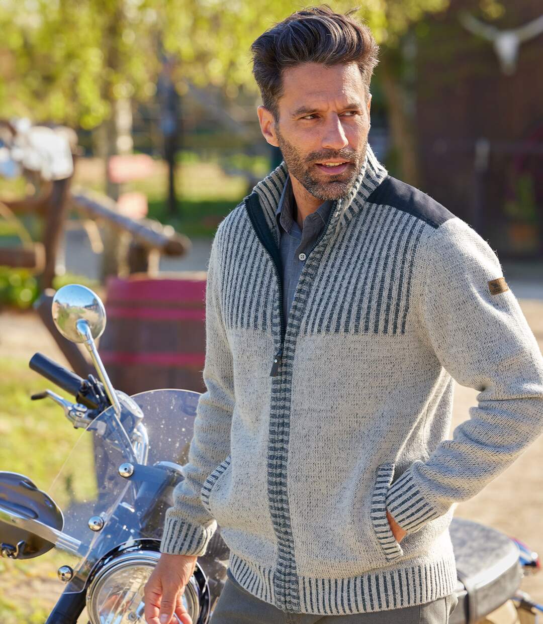 Gilet Tricot Zippé Atlas®-1