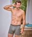 Lot de 6 Boxers Stretch Unis Atlas For Men-3