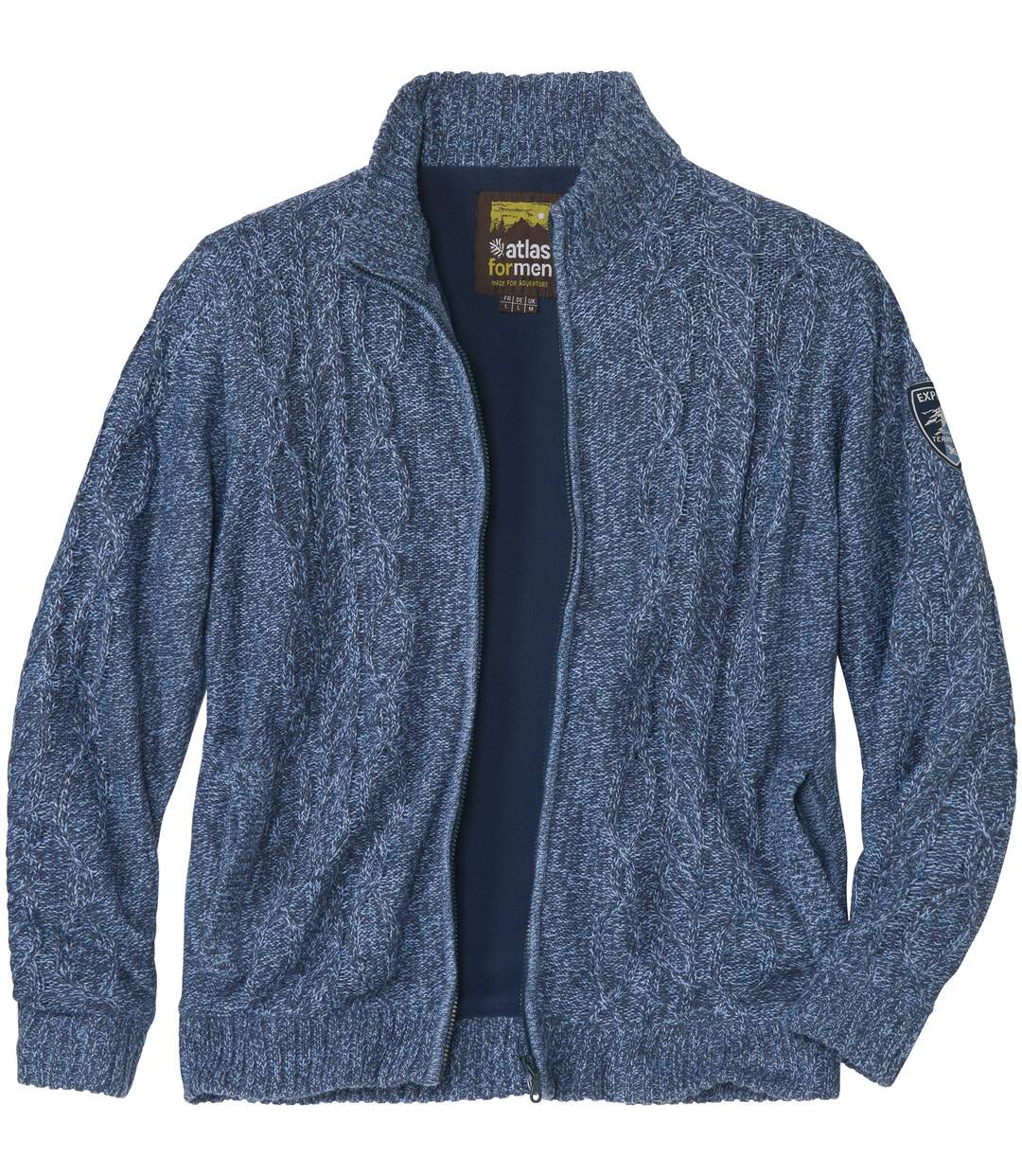 Gilet Tricot Doublé Polaire-2
