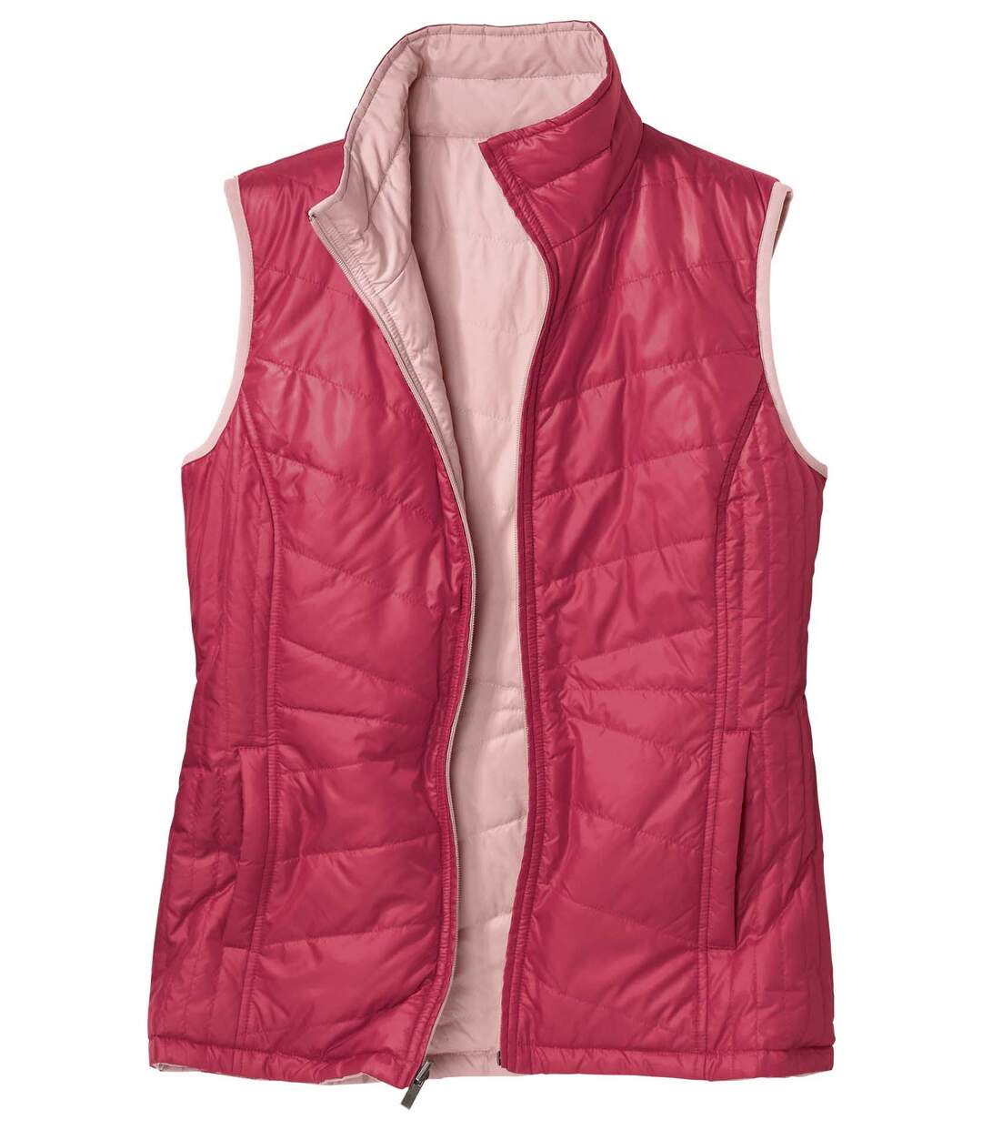 Women's 2-in-1 Reversible Padded Vest - Pink