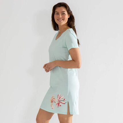 Maxi t-shirt vert