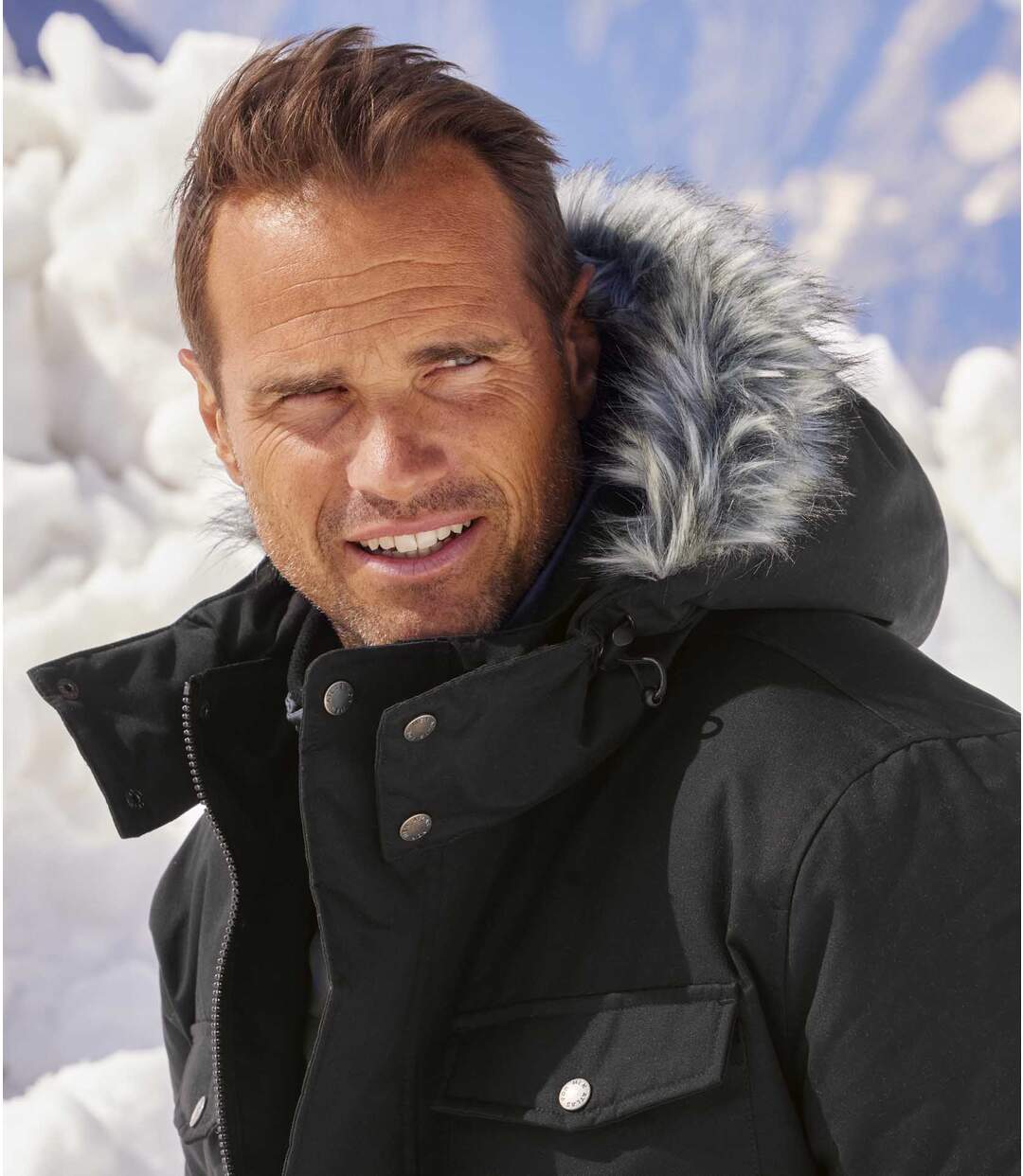 Winter Explorer téli parka műszőrme kapucnival  Atlas For Men