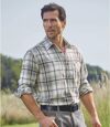 Kariertes Flanell-Hemd Wintertime Atlas For Men