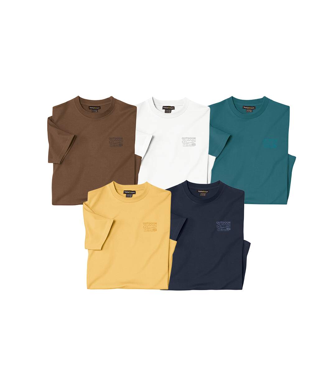 Le Lot de 5 Tee-Shirts Classiques-1