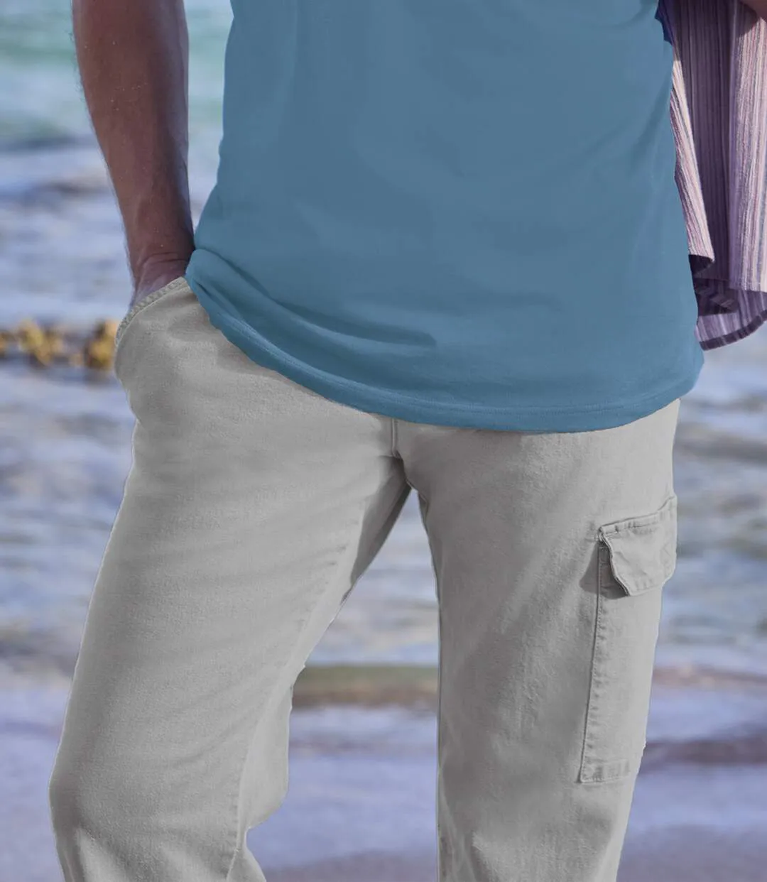 Lot de 2 Pantacourts Cargo en Jean-4