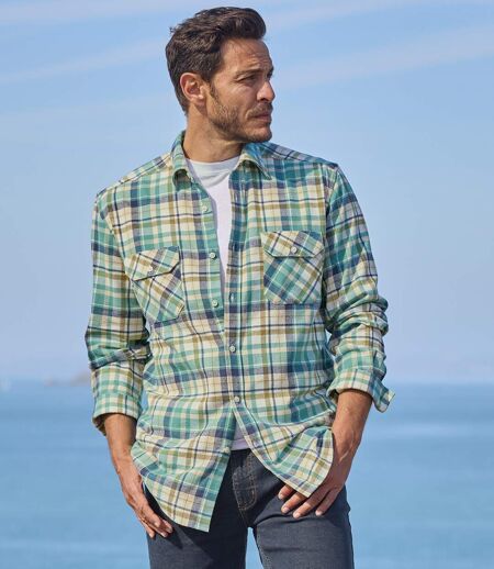Kockás flaneling
