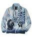 Men's Full Zip Fleece Jacket - Ice Blue