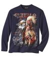 Longsleeve mit Aufdruck Buffalo Legend Atlas For Men