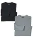 2er-Pack einfarbige Langarmshirts-2