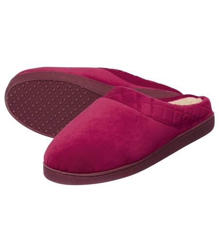 Women’s Pink Velour Slippers  