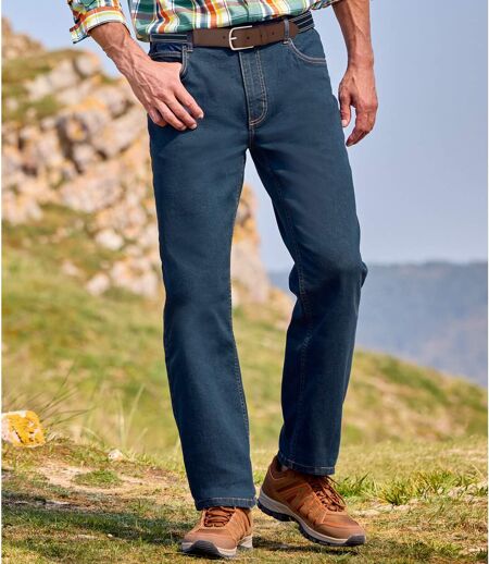 Jean Regular Stretch Confort Bleu 