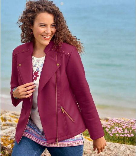 Veste Simili-Cuir Style Perfecto 