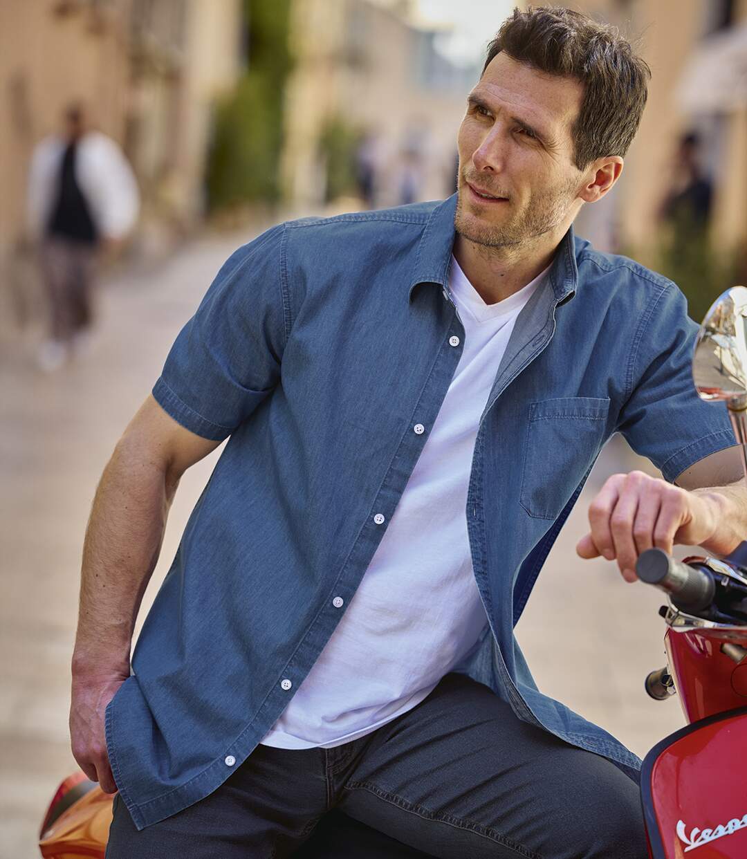 La Chemisette en Denim Atlas®-3