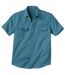 Men's Turquoise Summer Pilot Shirt