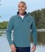 Pack of 3 Men's Microfleece Pullovers - Quarter-Zip