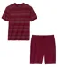 Pyjashort Col Rond Bordeaux-1