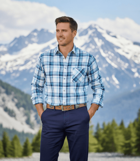 Kockás flaneling
