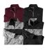 Pack of 4 Men's Brushed Fleece Jumpers