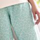 Pantalon de pyjama 7/8eme menthe-5