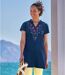 Maxi Tee-shirt Marine-1