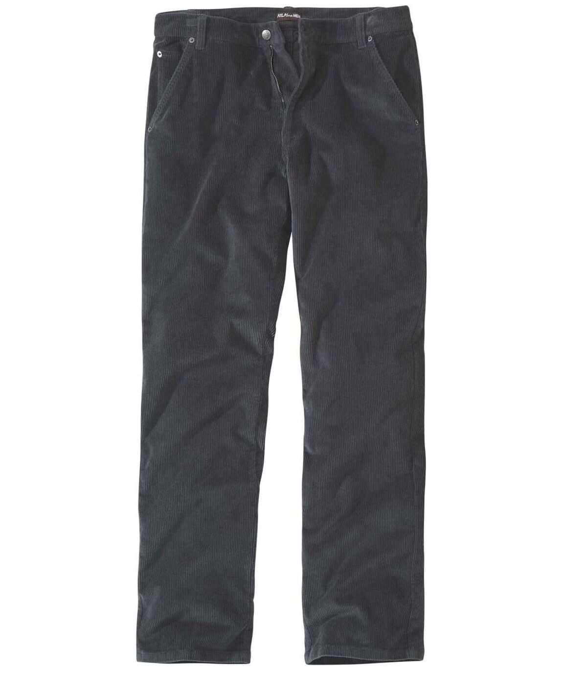 Welurowe spodnie ze stretchem Atlas For Men