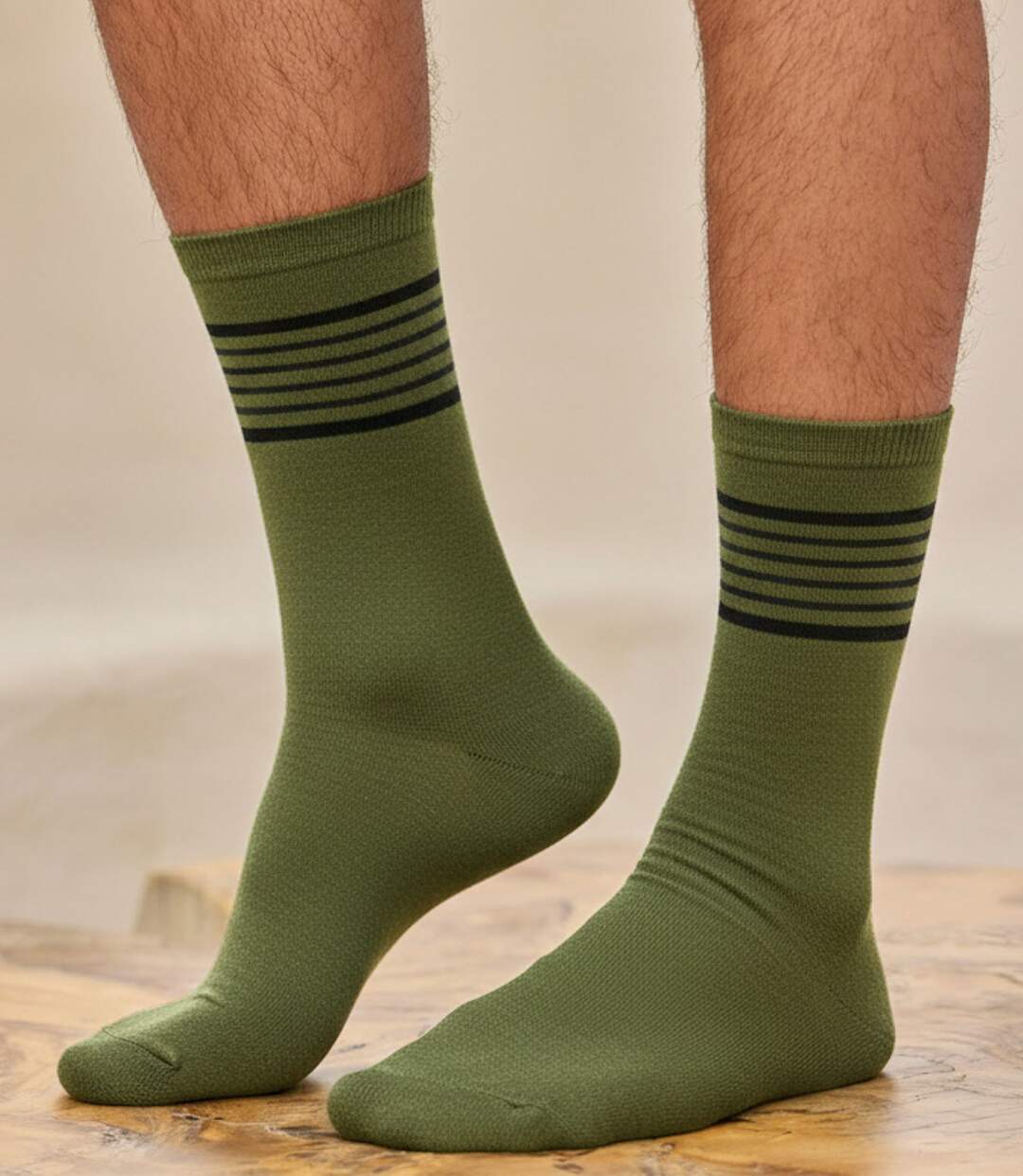 Lot de 4 Paires de Chausettes Rayées-5