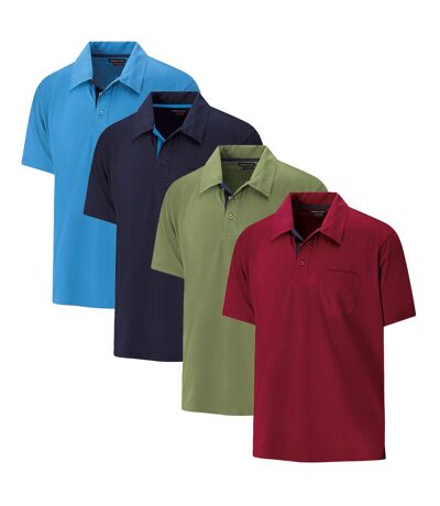 Lot de 4 Polos Jersey Casual