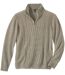 Men's Beige Chenille Jumper