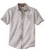 Men's Exploration Slub Cotton Shirt - Ecru