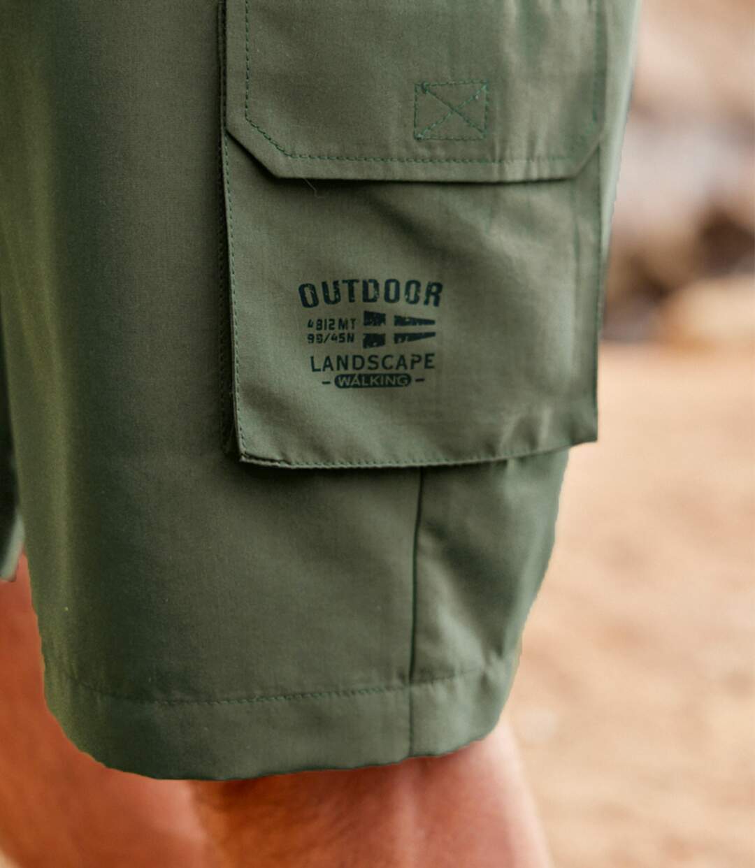 Cargo-Bermuda Outdoor aus Microfaser