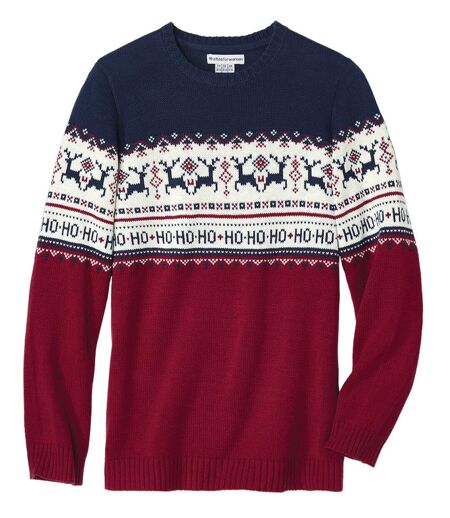 Women's Navy Christmas Jumper