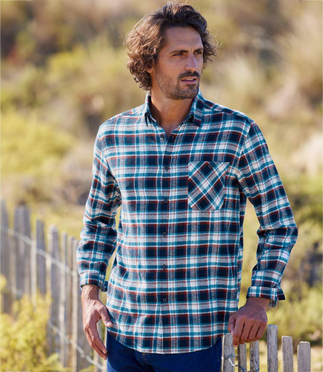 Chemise à Carreaux en Flanelle 