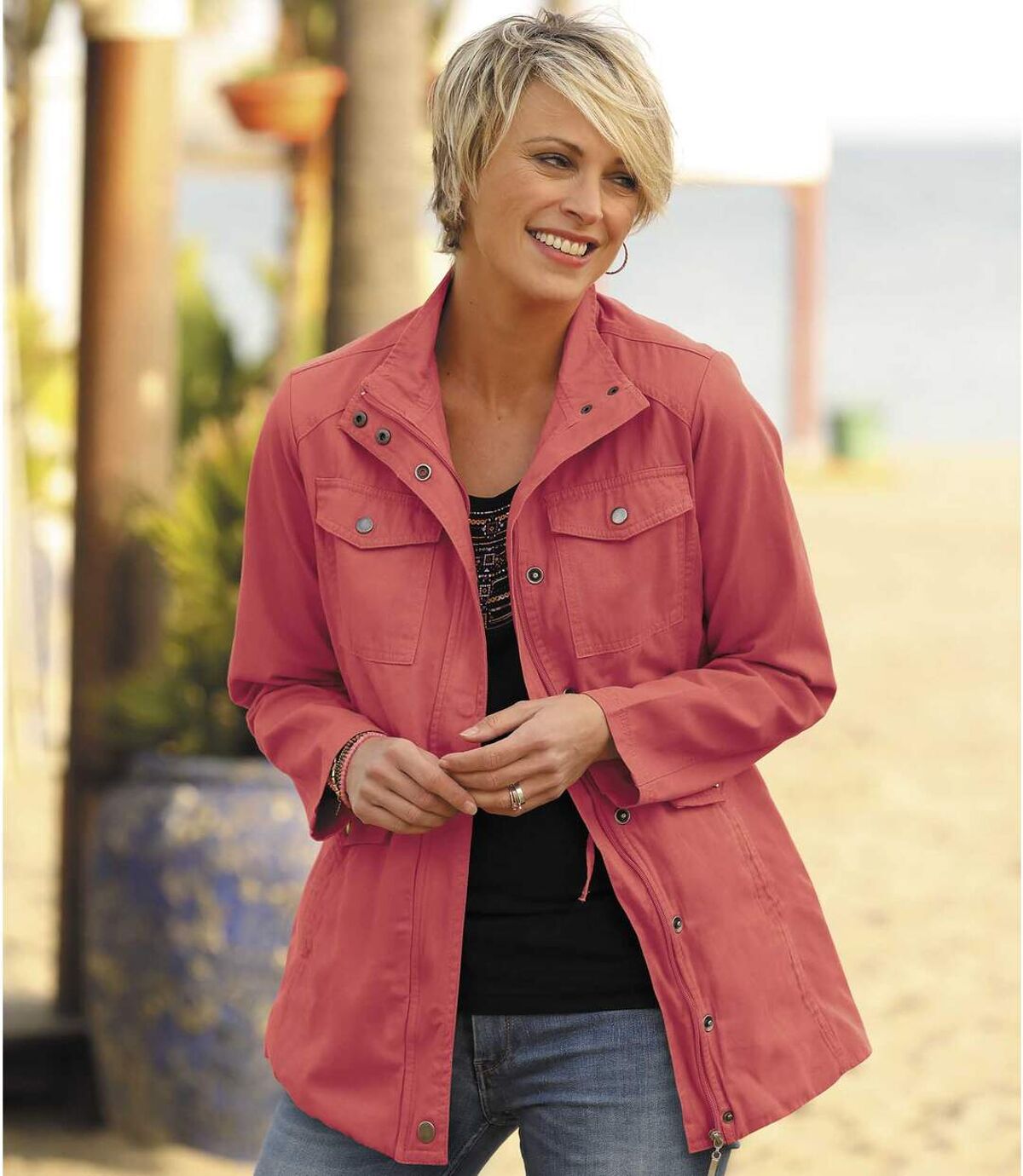 Women's Coral Safari Jacket Atlas For Men